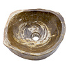 Polished Wash Bowl of Petrified Wood 41x33x15cm