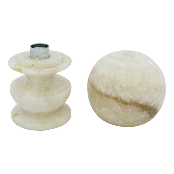 Indomarmer Sphere Lamp Onyx