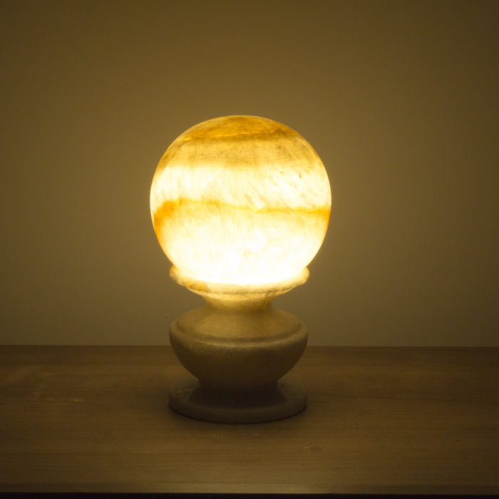 Indomarmer Bol Lamp Onyx