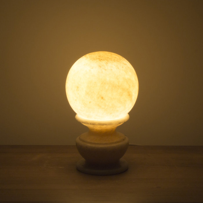 Indomarmer Sphere Lamp Onyx