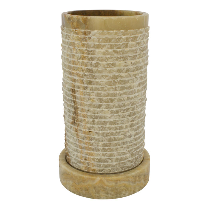 Indomarmer Cylinder Table lamp Onyx