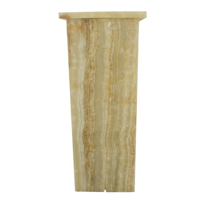 Indomarmer Square Lampe Aus Onyx Höhe 65 cm