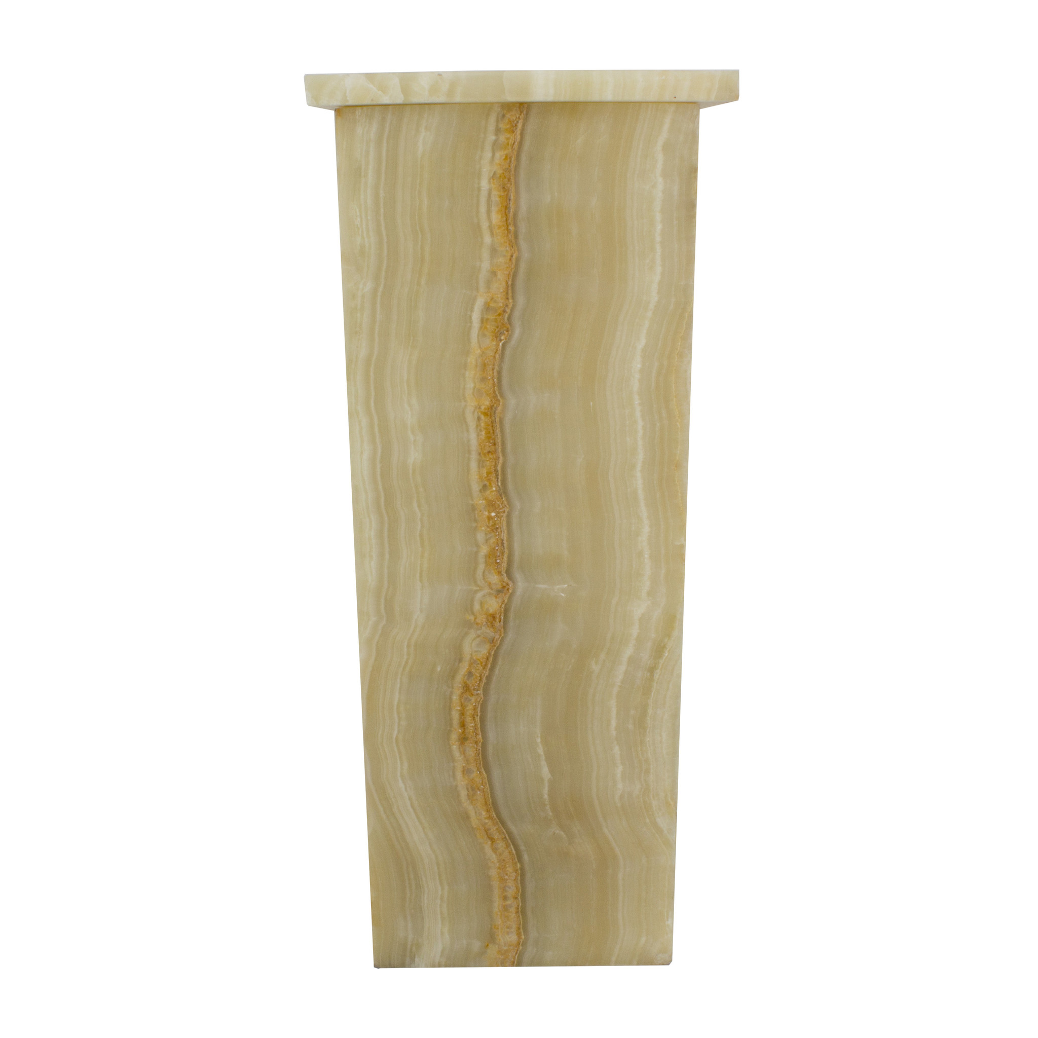 Square Lampe Aus Onyx Höhe 50 cm