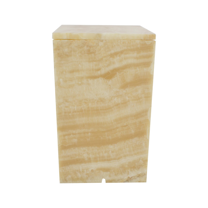 Indomarmer Square Lamp Onyx Hoogte 32 cm