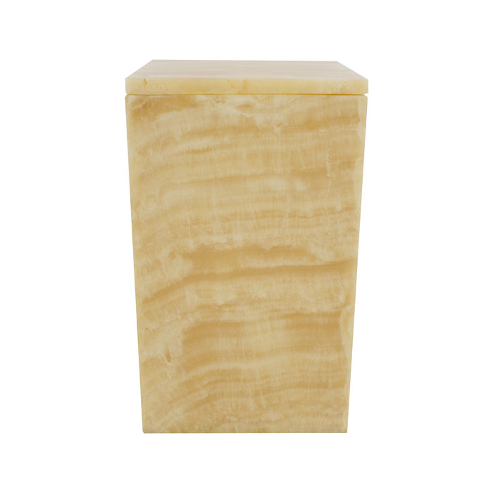 Indomarmer Square Lampe Aus Onyx Höhe 32 cm