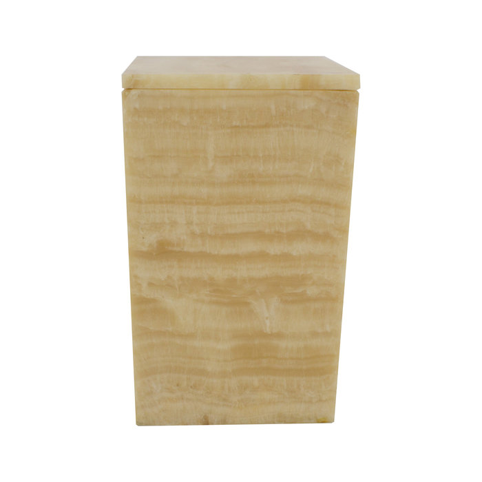 Indomarmer Square Lamp Onyx Hoogte 32 cm