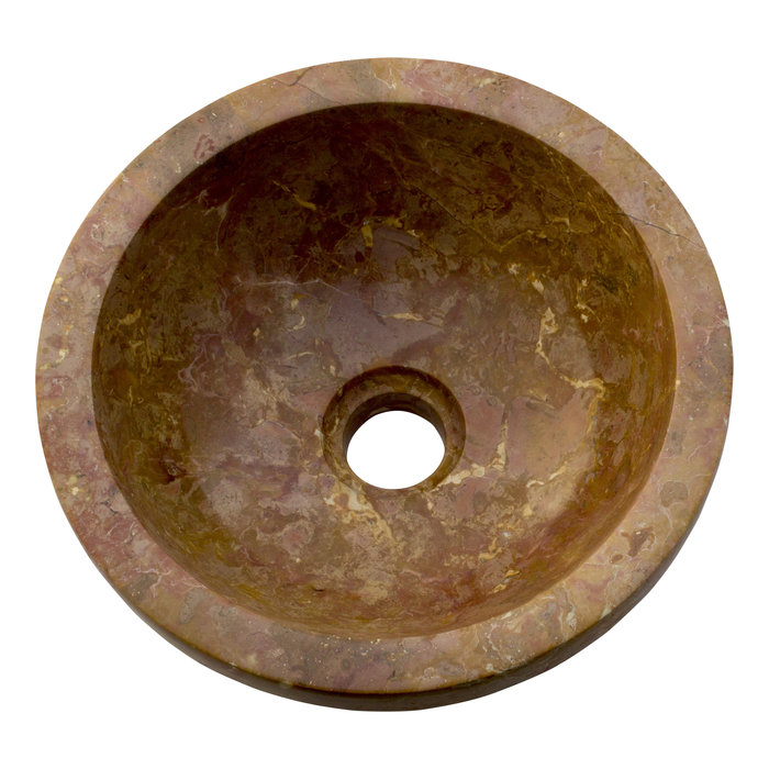 Indomarmer Red Marble Toilet Fountain Ø 30 x H 12 cm