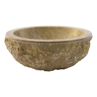 Indomarmer Rotem Marmor WC-Becken Full-Marmo Ø 30 x H 12 cm