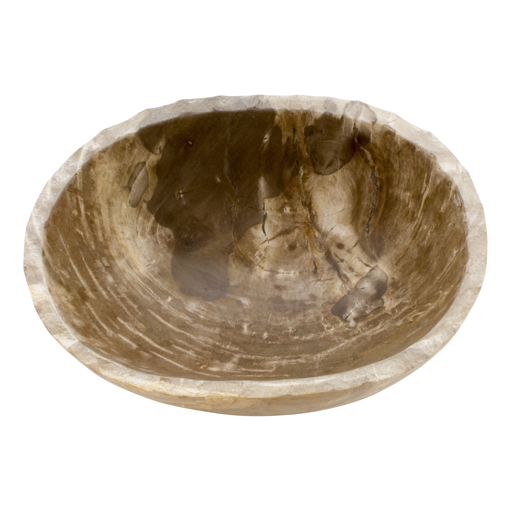 Indomarmer Petrified Wood Fruit bowl