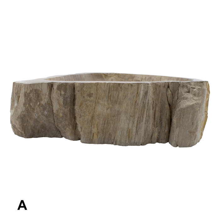 Indomarmer Petrified Wood Washbasin Set