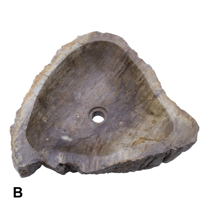 Indomarmer Petrified Wood Washbasin Set