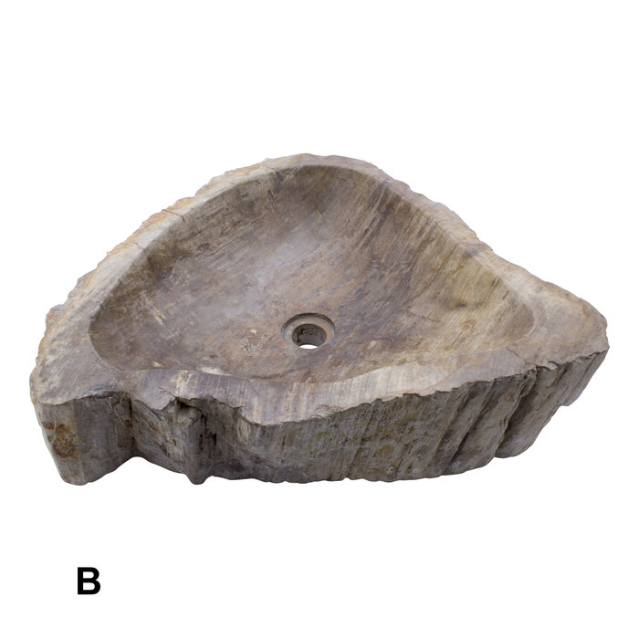 Indomarmer Petrified Wood Washbasin Set