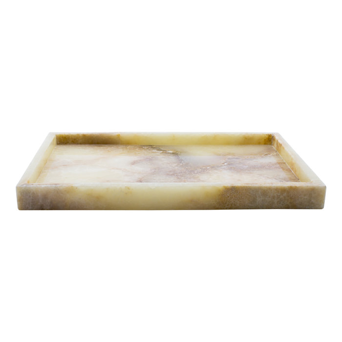 Indomarmer Yellow Onyx Tray 34x23x3 cm