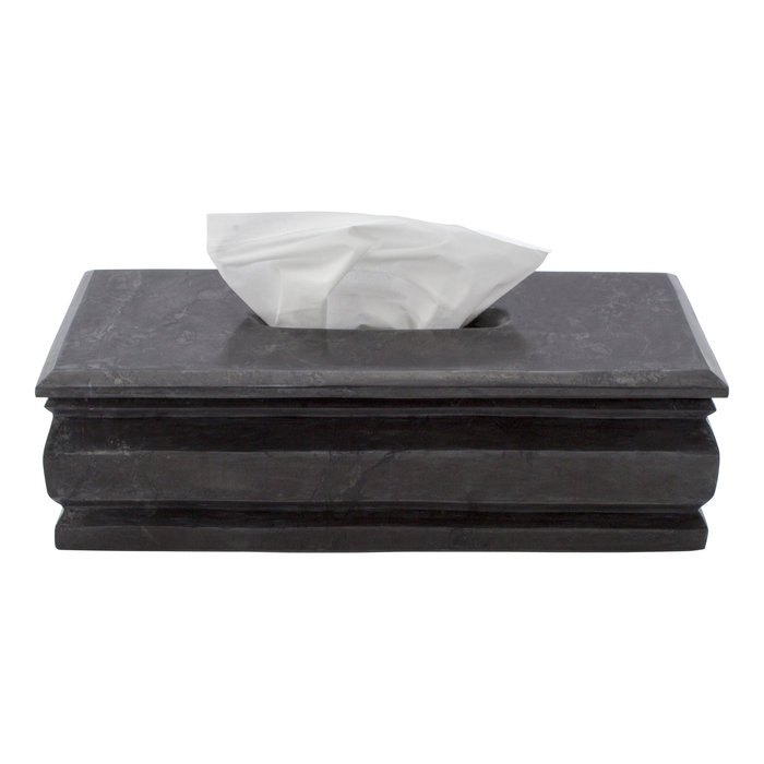 Indomarmer Luxe Tissue Box Zwart Marmer