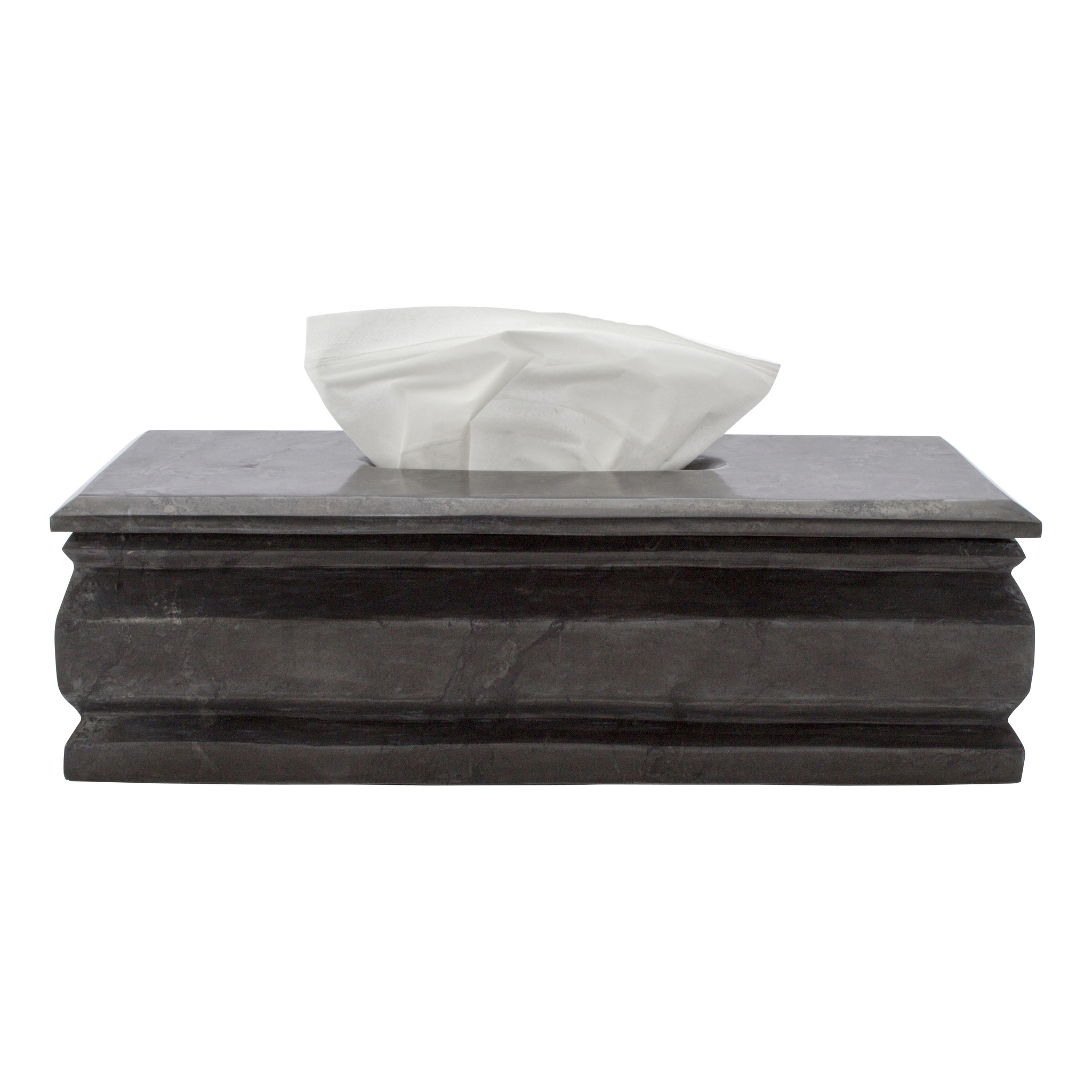 Straat Het apparaat gevoeligheid Luxe Tissue Box Zwart Marmer 38x15x11cm - IndoMarmer