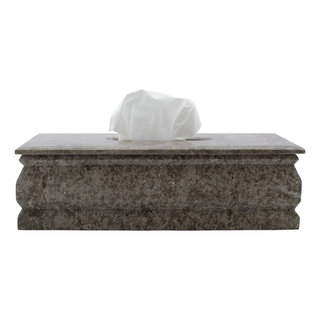 Indomarmer Luxe Tissue Box Grijs Marmer