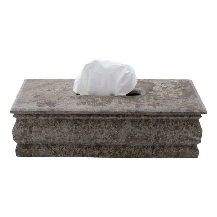 Indomarmer Luxe Tissue Box Grijs Marmer