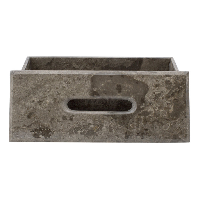 Indomarmer Luxus Taschentuchbox Grauem Marmor