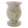 Indomarmer Crème Marmeren Vaas H17cm Ø10cm