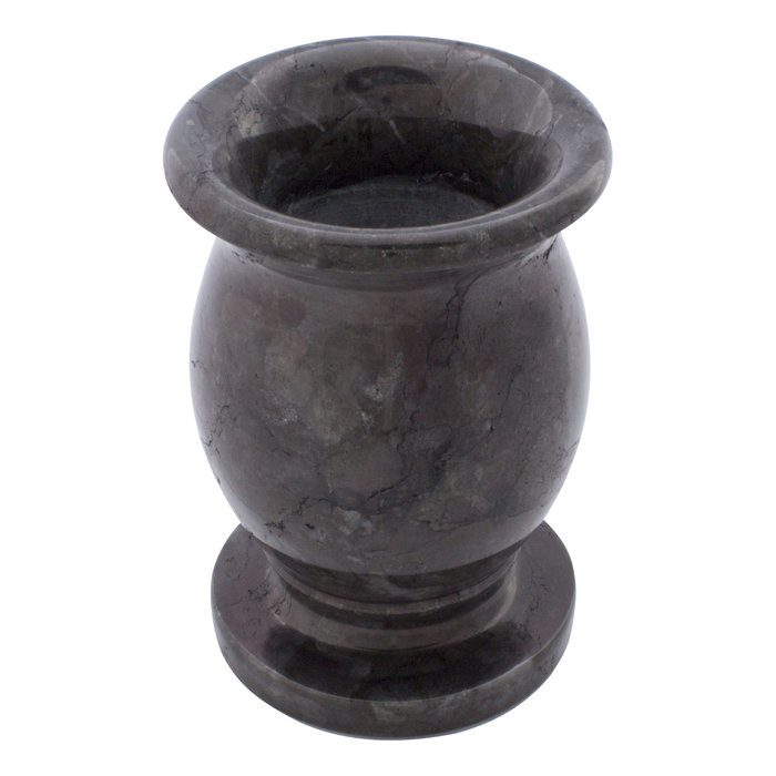 Indomarmer Black Marble Vase H17cm Ø10cm