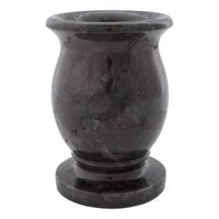 Indomarmer Black Marble Vase H17cm Ø10cm