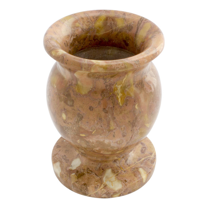 Indomarmer Red Marble Vase H17cm Ø10cm