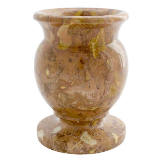 Indomarmer Rood Marmeren Vaas H17cm Ø10cm