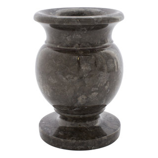 Indomarmer Zwart Marmeren Vaas H17cm Ø12