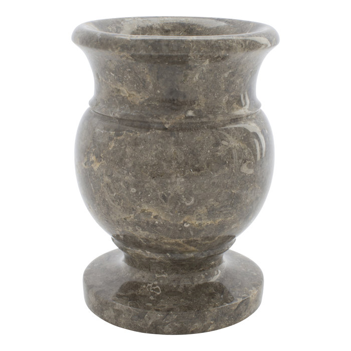 Indomarmer Gray Marble Vase H17cm Ø12