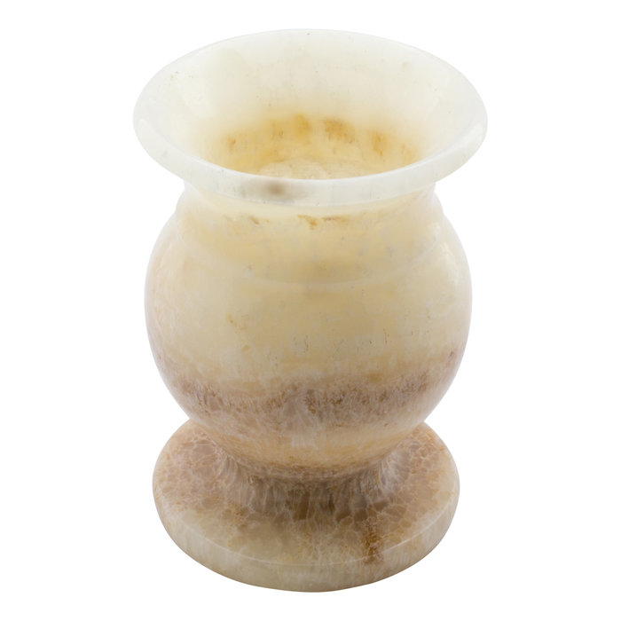 Indomarmer Onyx Vaas H17cm Ø12