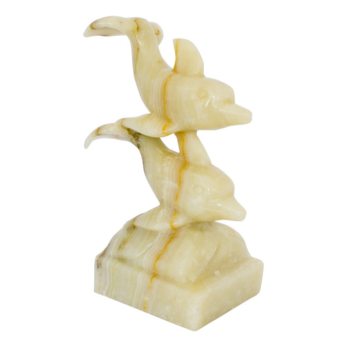 Indomarmer Delfin aus Onyx