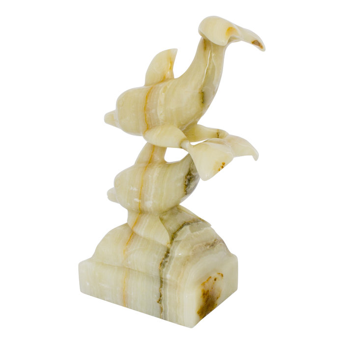 Indomarmer Delfin aus Onyx