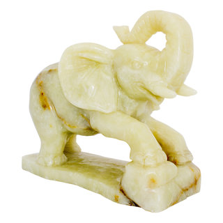 Indomarmer Elefant aus Onyx