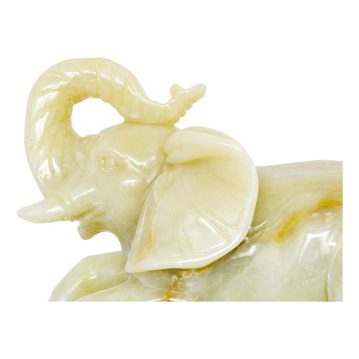 Indomarmer Elefant aus Onyx