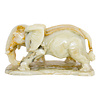 Indomarmer Elefant aus Onyx