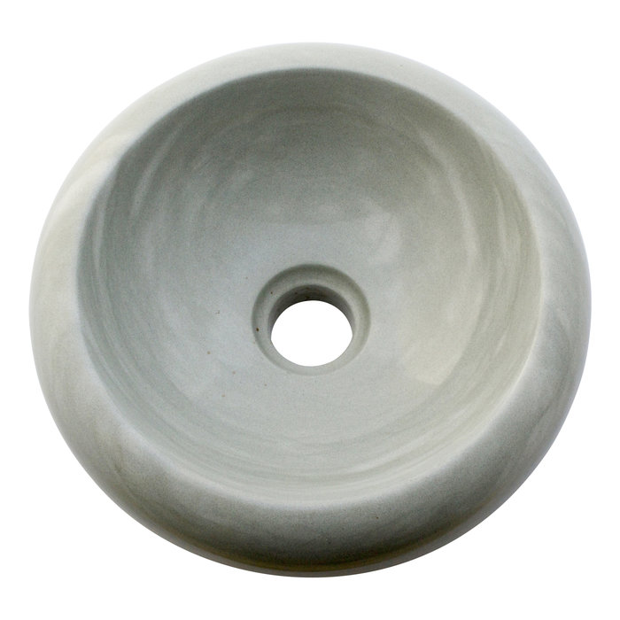 Indomarmer Grüner Sandstein WC-Becken Donat Ø 30 x H 10 cm