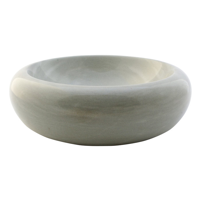 Indomarmer Grüner Sandstein WC-Becken Donat Ø 30 x H 10 cm