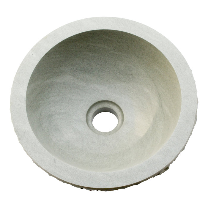 Indomarmer Green Sandstone Toilet Fountain Full-Marmo Ø 30 x H 12 cm