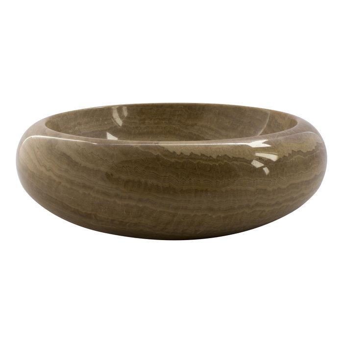 Indomarmer Sunset Onyx Waschbecken Donat Ø 40 x H 12 cm