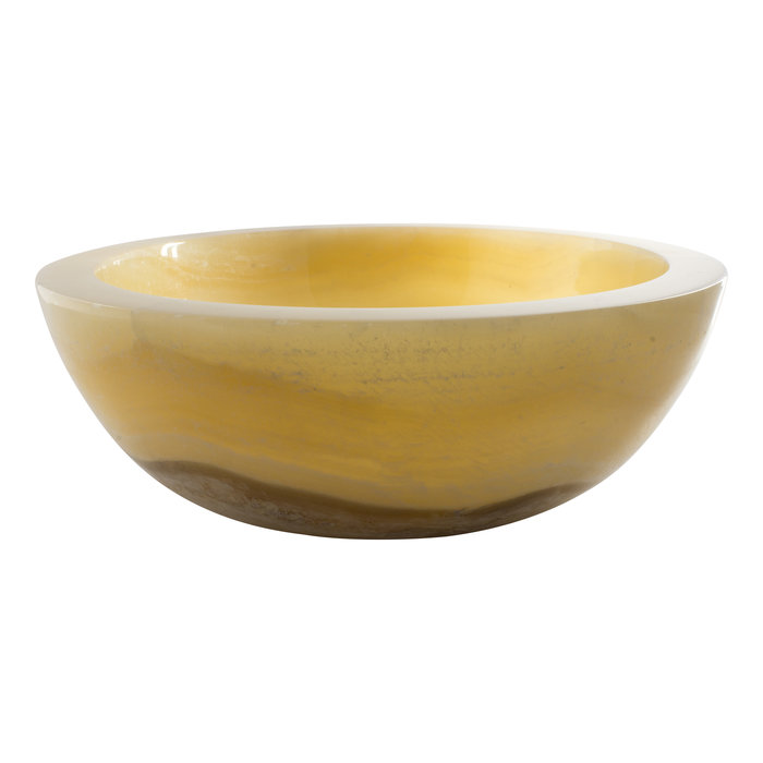 Indomarmer Onyx Waschbecken Ø 40 x H 15 cm