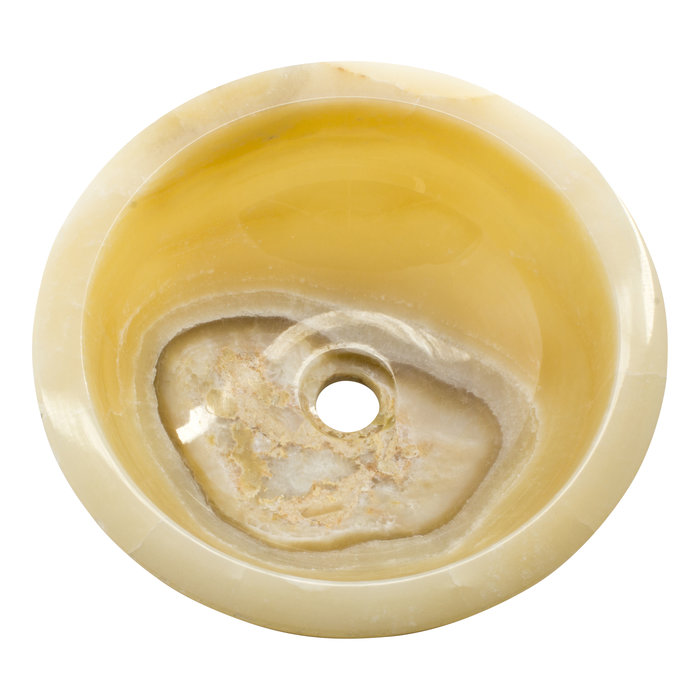 Indomarmer Onyx Waskom Ø 40 x H 15 cm