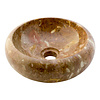 Rotem Marmor WC-Becken Donat Ø 30 x H 10 cm