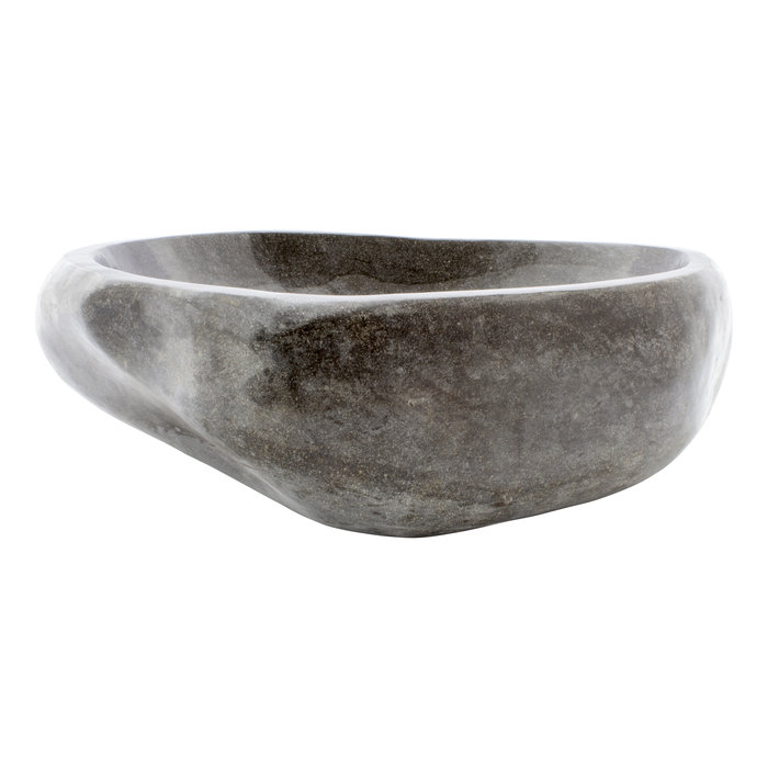 Indomarmer Gepolijste Rivierstenen Waskom 49x43x15cm