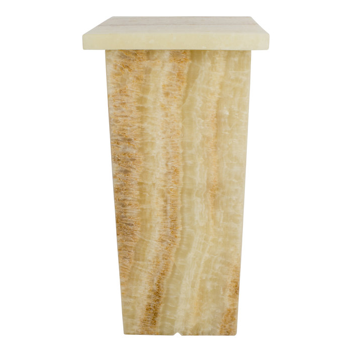 Indomarmer Square Lampe Aus Onyx Höhe 41 cm