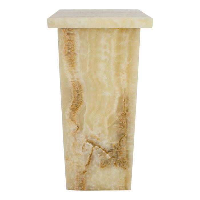 Indomarmer Square Lampe Aus Onyx Höhe 41 cm