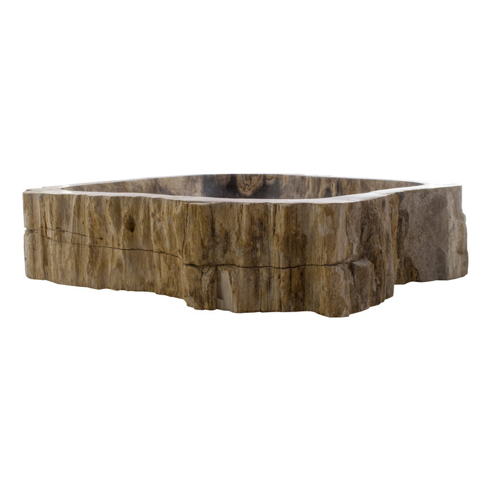 Indomarmer Washbasin of Petrified Wood 71x54x15cm