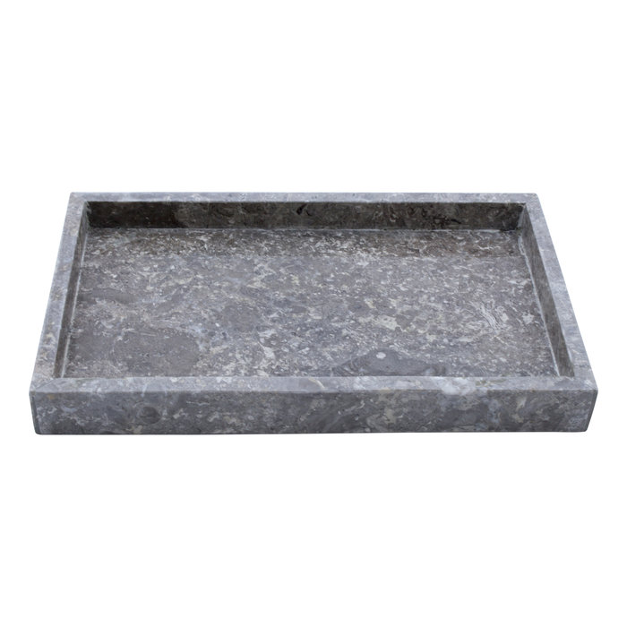 Indomarmer Gray Marble Tray 30x18x3 cm