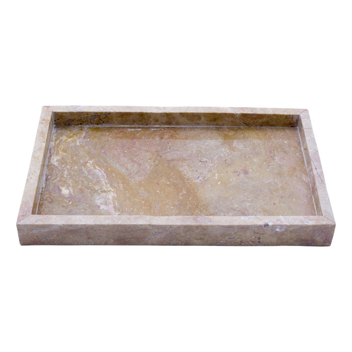 Indomarmer Red Marble Tray 30x18x3 cm