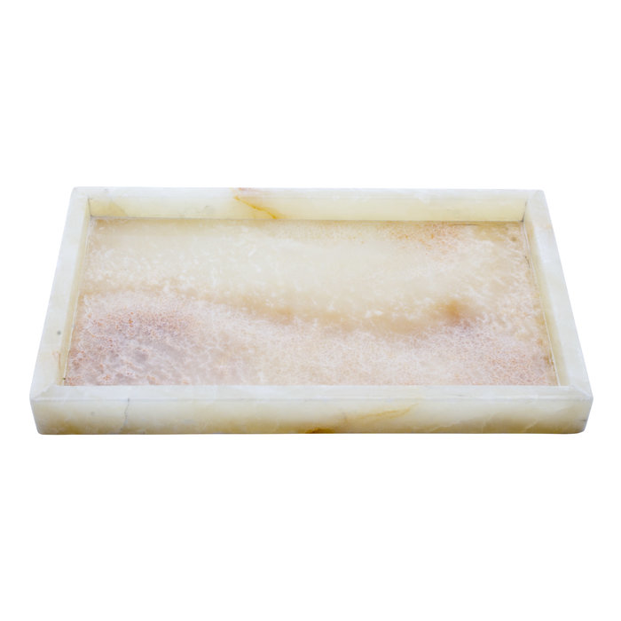Indomarmer Yellow Onyx Tray 30x18x3 cm