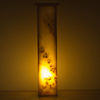 Indomarmer Square Lamp Onyx Height 62 cm